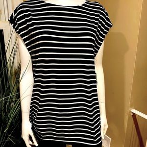 Anne Klein womens  Navy White TOP